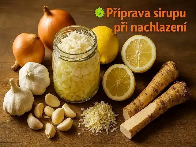 Sirup při nachlazení