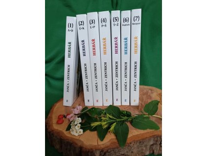 Kniha Herbáře 1.-7.díl Janča a Zentrich