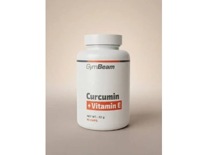 Kurkumin + Vitamín E, 90 kapslí