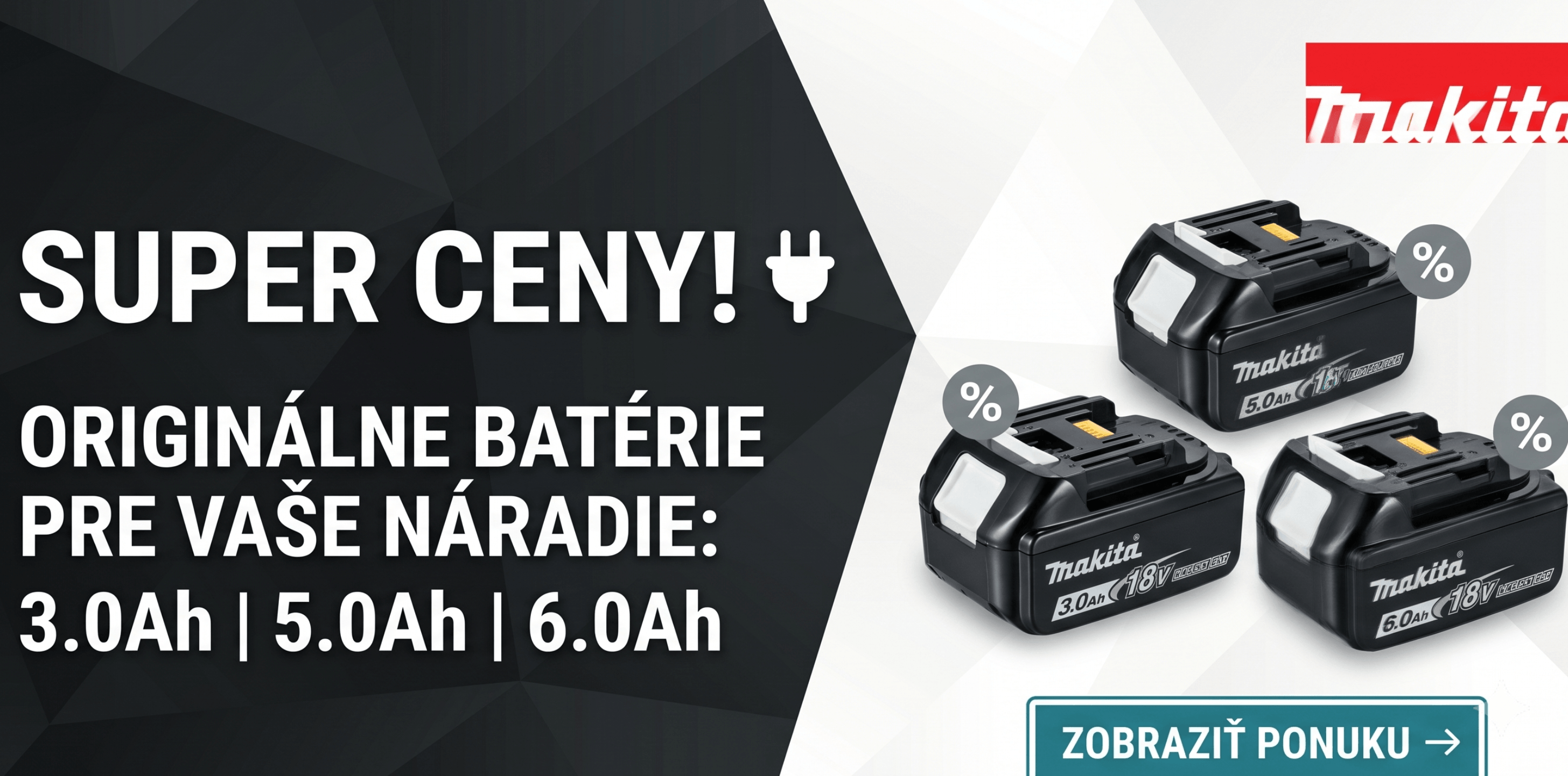 Akumulátory Makita