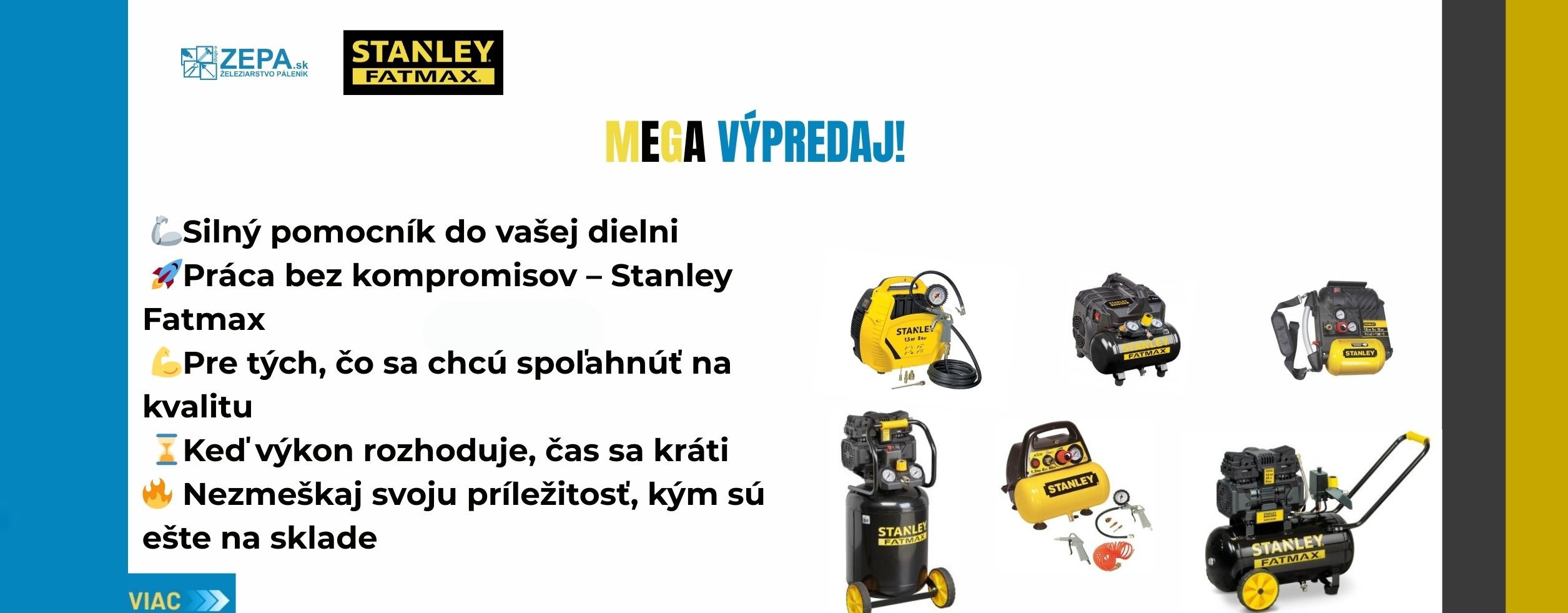 vypredaj stanley