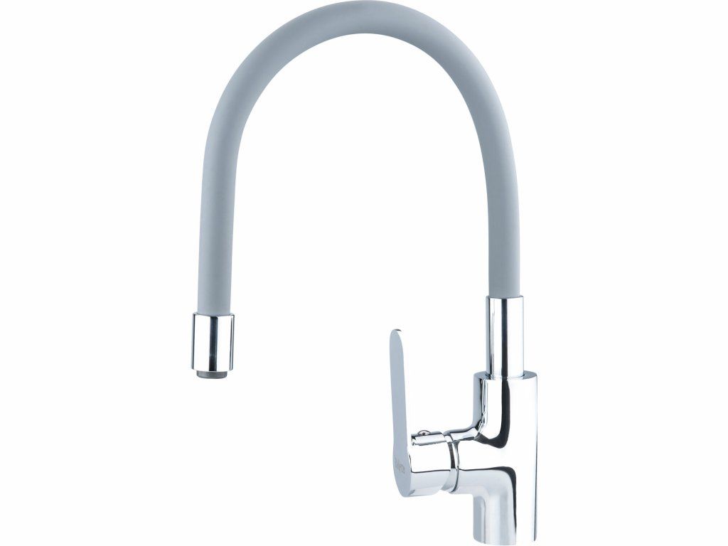 BALLETTO 81121 drezová batéria, flexibilné rameno 550 mm, šedé