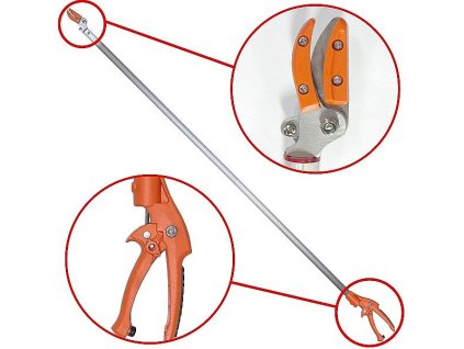 Nožnice záhradné predĺžená rukoväť