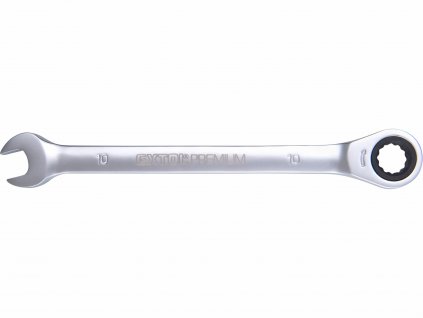 EXTOL PREMIUM 8816110 Kľúč očko-vidlicový, račňový, 72 zubov, 10mm