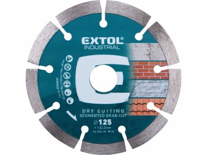 EXTOL INDUSTRIAL 8703032 Kotúč rezný diamantový Grab Cut, 125mm