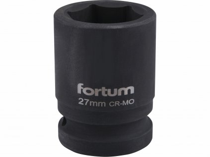 FORTUM 4703027 Kľúč nástrčný rázový, 27mm, 3/4”