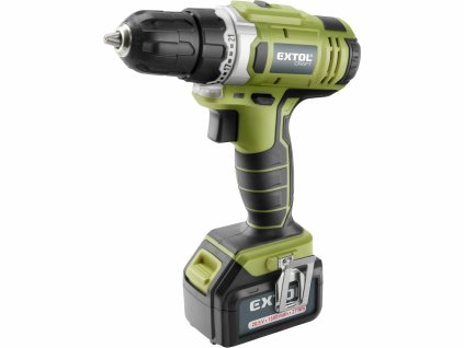 EXTOL CRAFT 402440 Vrtačka aku 20V, 2x akumulátor 1,5Ah Li-ion, 27Nm, kufr