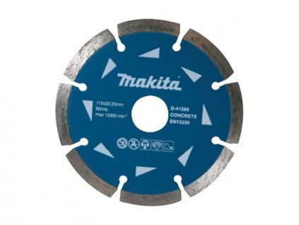 Makita D-41589 Diamantové kotúče 115mm (segmentovaný) suchý rez/betón