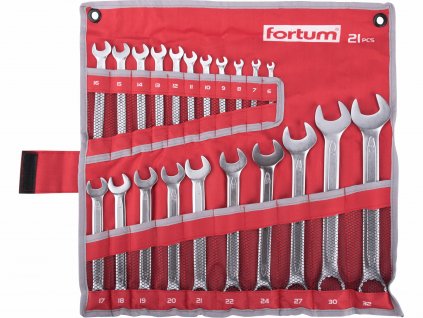 FORTUM 4730200 Kľúče očko-vidlicové, 21-dielna sada, 6-32mm