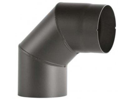 Koleno dymové hrubostenné 90° priemer 150mm - 2mm