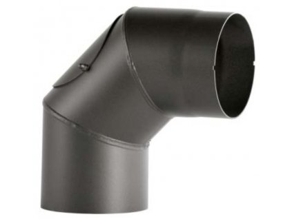Bertrams koleno hrubostenné 90° priemer 150mm - 2mm plech s čistiacim otvorom sivé