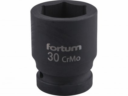 FORTUM 4703030 Kľúč nástrčný rázový, 30mm, 3/4”