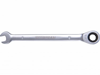 EXTOL PREMIUM 8816108 Kľúč očko-vidlicový, račňový, 72 zubov, 8mm