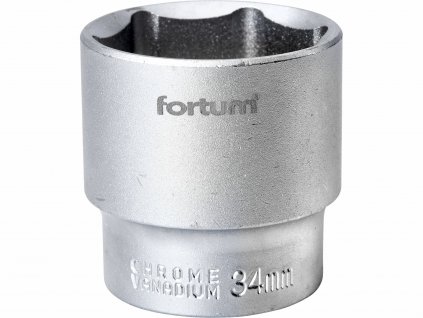 FORTUM 4700434 Kľúč nástrčný, 34mm, 1/2”