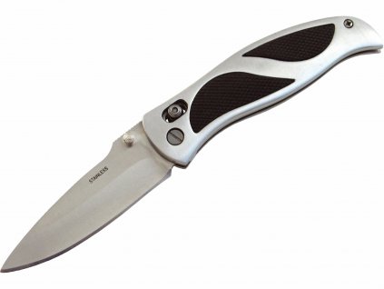 EXTOL CRAFT 91369 Nôž zatvárací s poistkou, 200mm, hliníková pogumovaná rukoväť