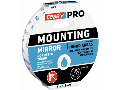 TESA 96953 Páska montážna na zrkadlá 66952, 19mm x 5m