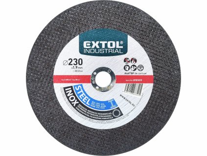 EXTOL INDUSTRIAL 8701019 Kotúč rezný na oceľ a antikoro 230x1,9mm