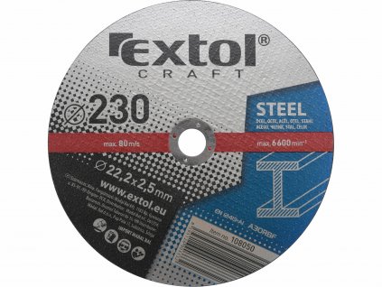 EXTOL CRAFT 108050 Kotúč rezný na kov 5ks, 230x2,5mm