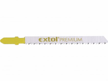 EXTOL PREMIUM 8805001 List pílový do priamočiarej pílky 5ks, HCS 75mm, čistý rez, úchyt BOSCH