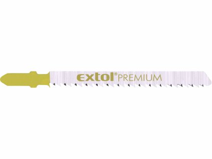 EXTOL PREMIUM 8805005 List pílový do priamočiarej pílky 5ks, HCS 75mm, obrát. zuby, úchyt BOSCH