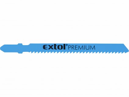 EXTOL PREMIUM 8805203 List pílový do priamočiarej pílky 5ks, BiM 75mm, čistý rez, úchyt BOSCH
