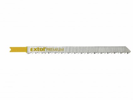 EXTOL PREMIUM 8805512 List pílový do priamočiarej pílky 5ks, HCS 126mm, hrubý rez, úchyt UNIVERSAL