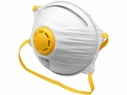 EXTOL PREMIUM 8856724 Respirátory FFP2 5ks, s výdychovým ventilom, tvarované