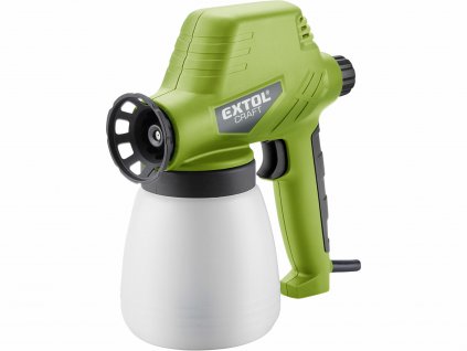 EXTOL CRAFT 412113 Pištoľ striekacia, príkon 80W, nádobka 800ml, 280ml/min, dýza 0,8mm