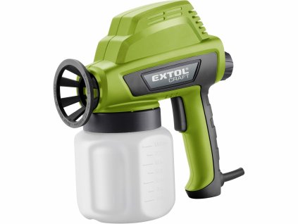 EXTOL CRAFT 412114 Pištoľ striekacia, príkon 110W, nádobka 800ml, 300ml/min, dýza 0,8mm