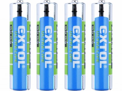 EXTOL ENERGY 42000 Batéria zink-chloridová 4ks, 1,5V, typ AAA