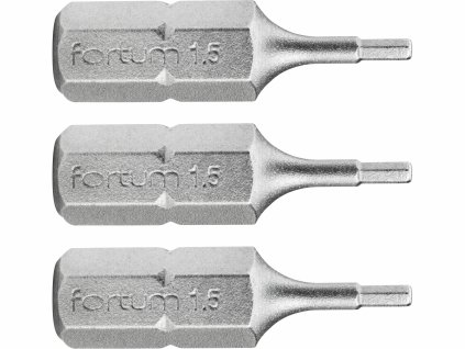 FORTUM 4741501 Bit imbus 3ks, H 1,5x25mm