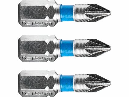 FORTUM 4741301 Bit krížový 3ks, PZ 1x25mm