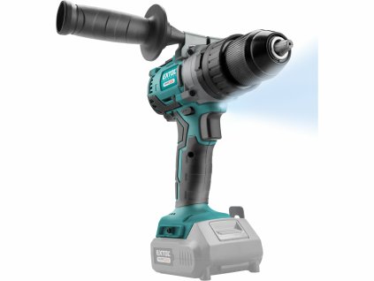 Extol Industrial Vŕtačka akumulátorová s príklepom Share20V, bezuhlíkový motor, 1x 2Ah Li-ion, 2,4A nabíjačka, 50Nm, kufor 8791801