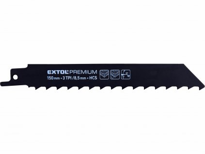 EXTOL PREMIUM 8806104 List pílový do chvostovej píly 3ks, 150mm