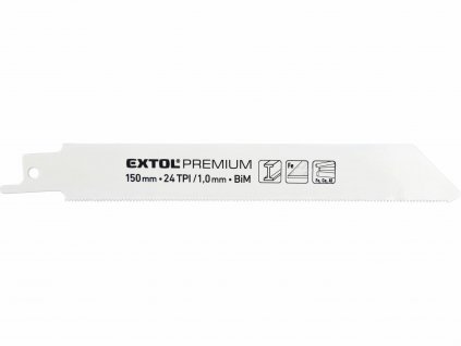 EXTOL PREMIUM 8806204 List pílový do chvostovej píly 3ks, 150mm