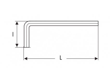 Kľúč 10 mm Imbus predĺžený E113939