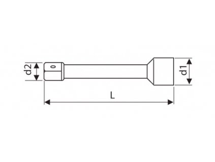 Nadstavec 1259 1/2" 75 mm E113710