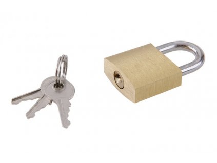 Zámok visiaci mosadzný zosilený 25mm 23125