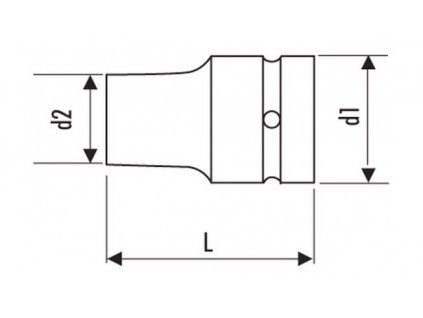 Hlavica 1/2" 14 mm priemyselná CrMo 6-hranná E113494