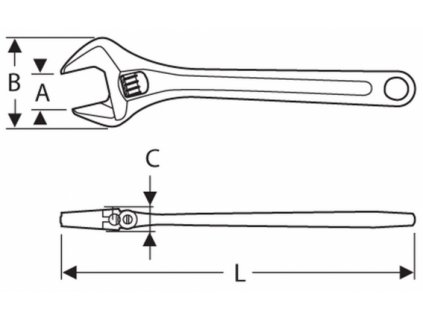 Kľúč nastaviteľný 150 mm PCA E187366