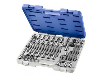 Sada zástrčných hlavíc Torx 1/2"-1/4" 38-dielna E200513