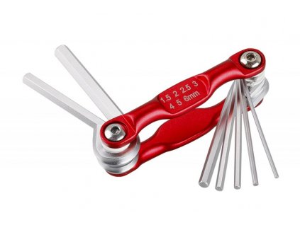 Sada L klíčů inbus FESTA CrV 1, 5-6mm zavírací