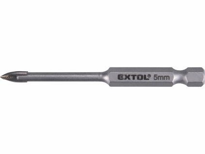 EXTOL PREMIUM 8801885 Vrták do skla a keramiky 5mm, šesťhranná 1/4" stopka