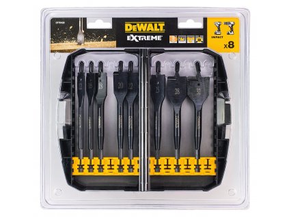 DeWALT DT7943B 8-dielna sada plochých vrtákov do dreva EXTREME