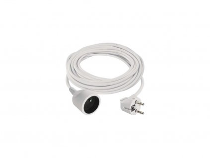 116356 1 predlzovaci kabel 10 m 1 zasuvka biely pvc 1 mm2