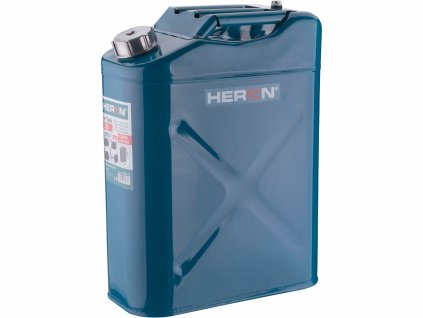 HERON 8898143 Kanister oceľový na benzín 20l s nalievacím hrdlom