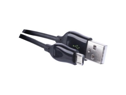 Nabíjací a dátový kábel USB-A 2.0 / micro USB-B 2.0, Quick Charge, 1 m, čierny