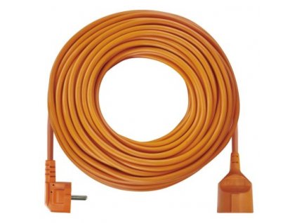 Predlžovací kábel 30 m / 1 zásuvka / oranžový / PVC / 230 V / 1,5 mm2