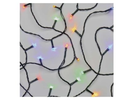 LED vianočná reťaz, 18 m, vonkajšia aj vnútorná, multicolor, programy