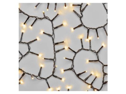 LED vianočná reťaz – ježko, 6 m, vonkajšia aj vnútorná, teplá biela, časovač